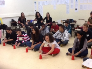 Here the students are performing songs for us in Spanish as in Picture Perfect.