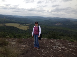 On top of a mountain in Nova Campina